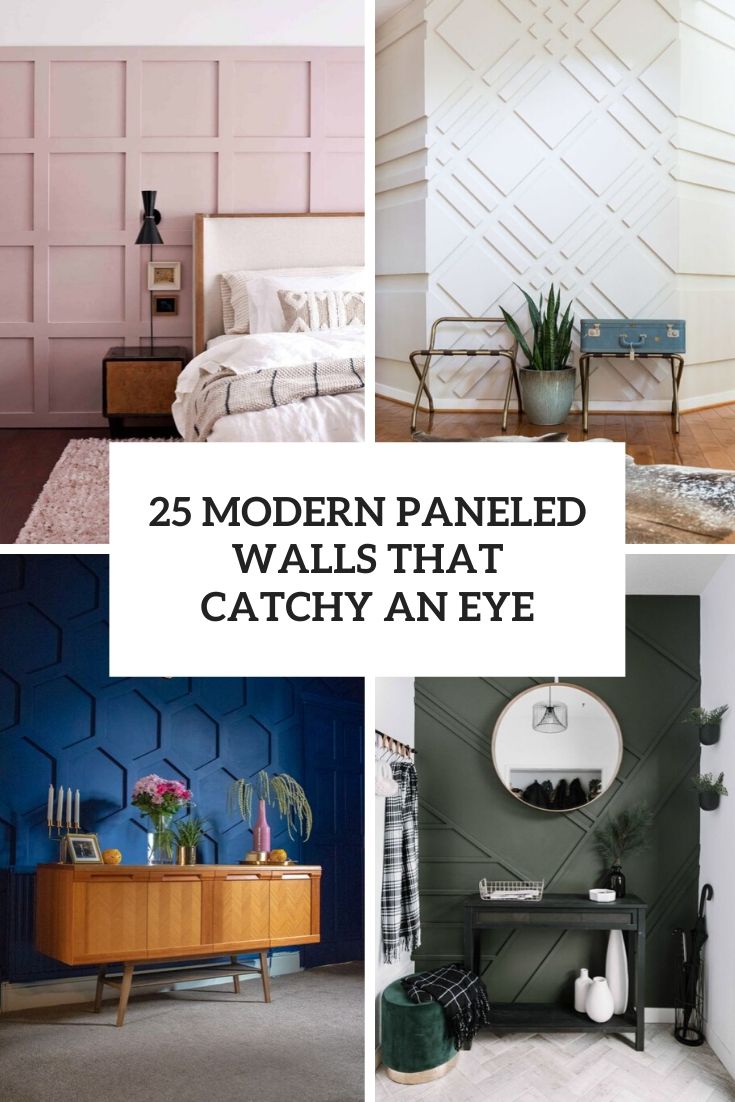 modern paneled walls that catch an eye