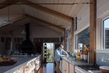 a cozy light wood kitchen design