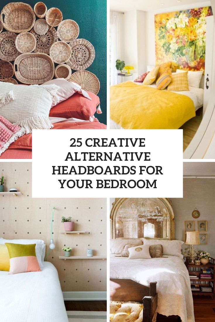 creative alternative headboards for your bedroom