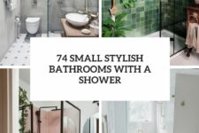 74 small stylish bathrooms with a shower cover