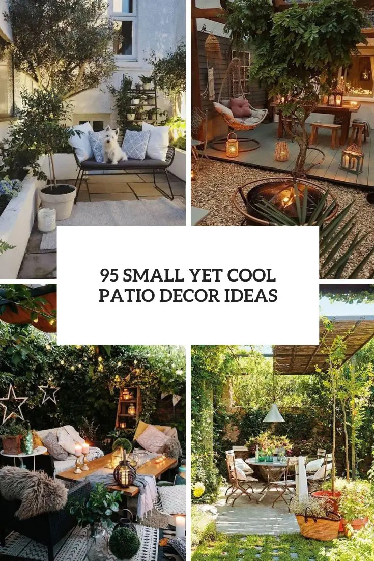small yet cool patio decor ideas
