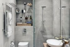 a stylish concrete bathroom design
