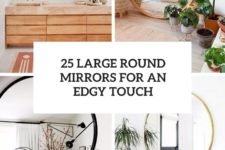 25 large round mirrors for an edgy touch cover
