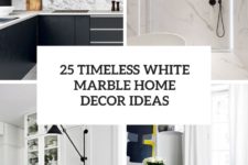 25 timeless white marble home decor ideas cover