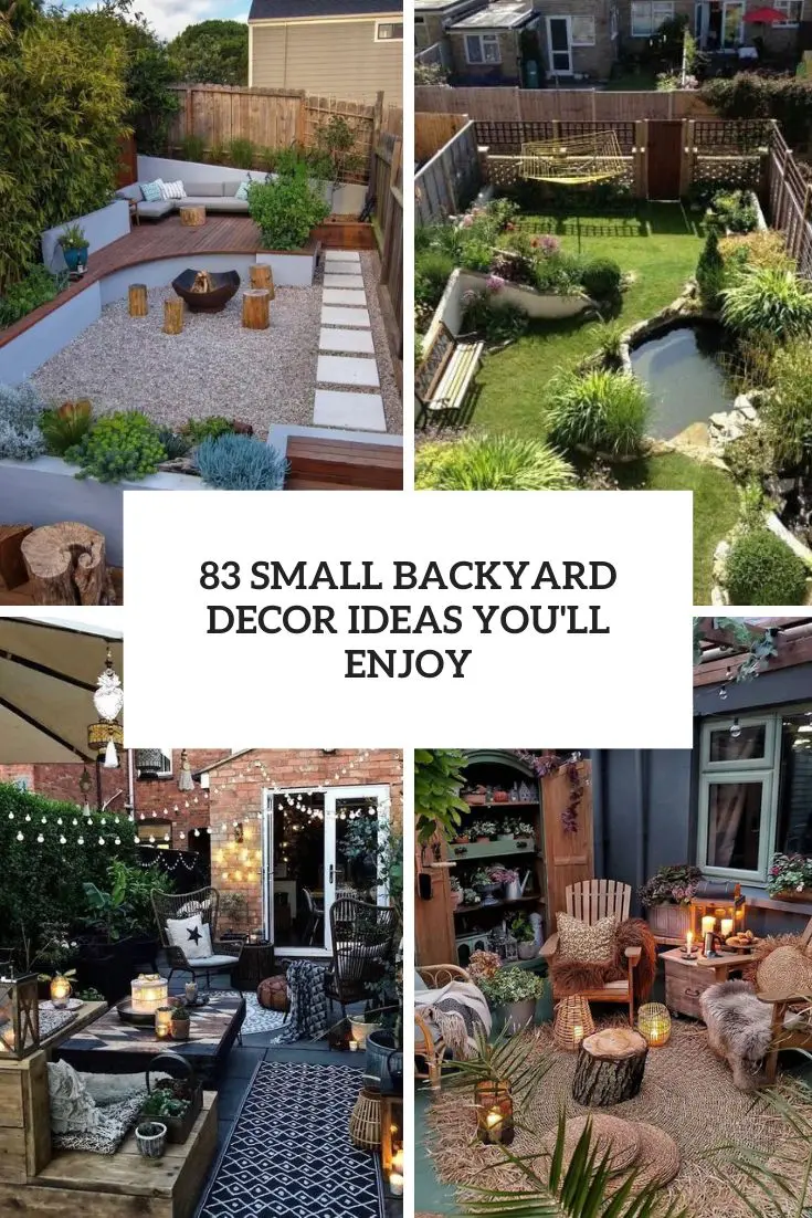 small backyard decor ideas you'll enjoy