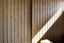 wood walls is a so cool and stylish solution for a modern home