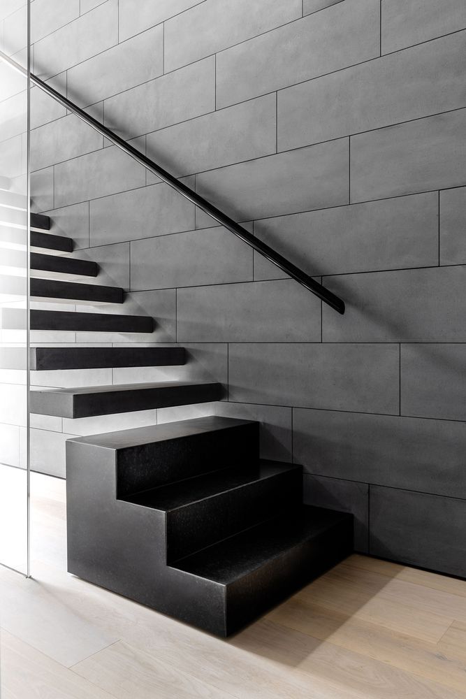 a modern and stylish floating staircase design