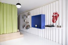 01 This small apartment is designed and inspired with love to the Aegean Sea and Greek villages in mind