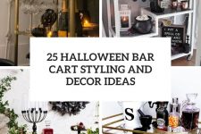 25 halloween bar cart styling and decor ideas cover
