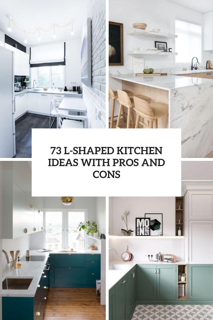 l shaped kitchen ideas with pros and cons