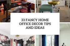 33 fancy home office decor tips and ideas cover