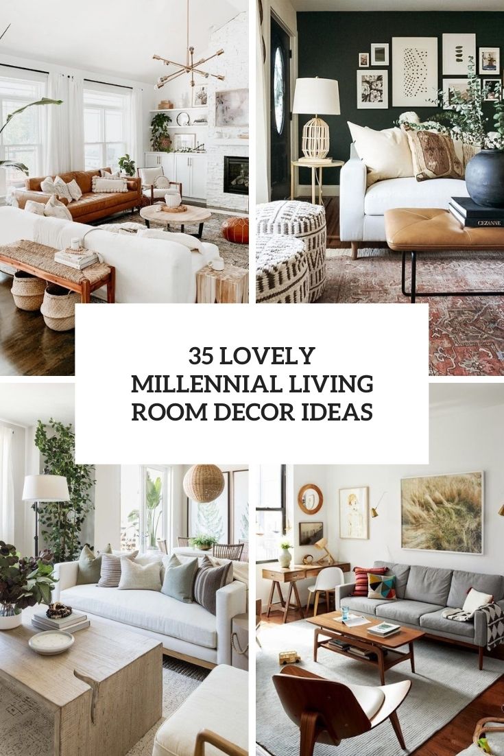 lovely millennial living room decor ideas