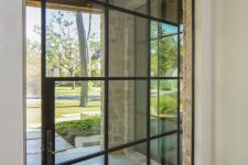 a cool french door for an entrance