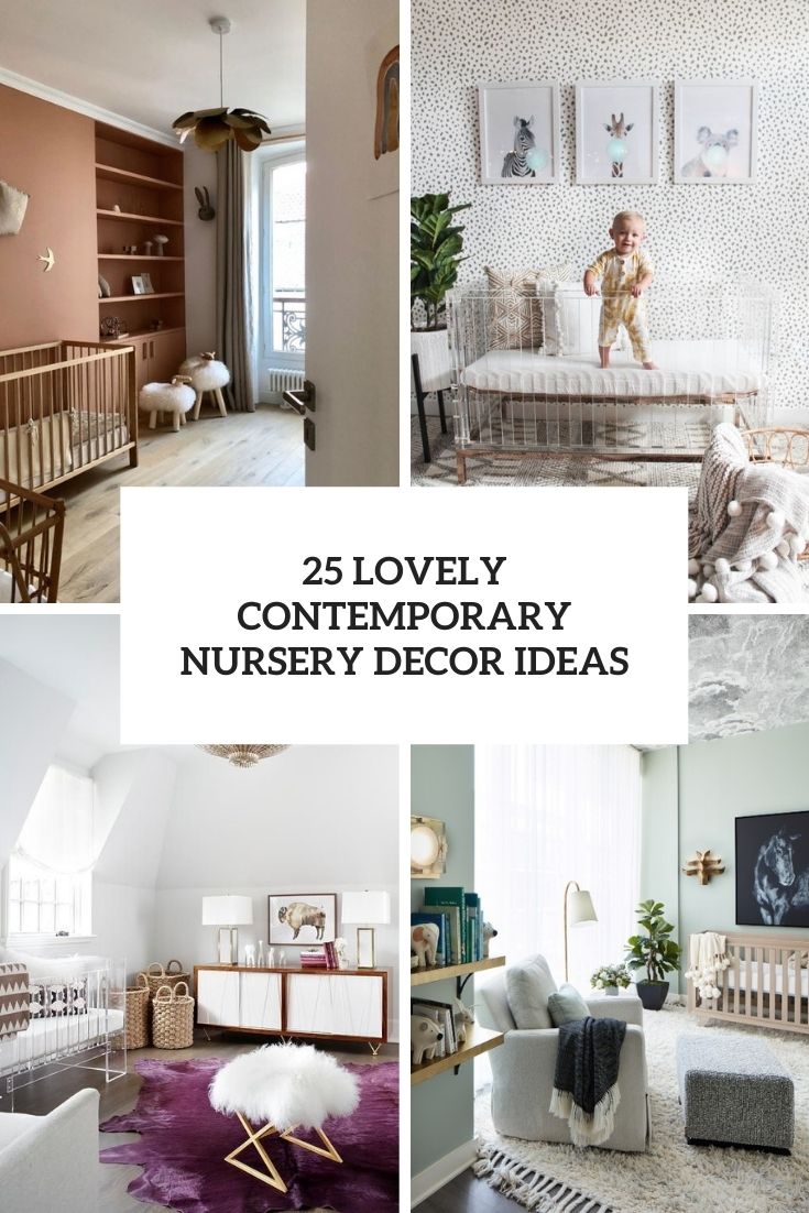lovely contemporary nursery decor ideas