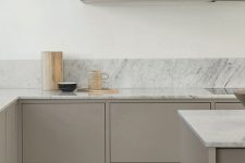 a practical neutral minimalist kitchen design