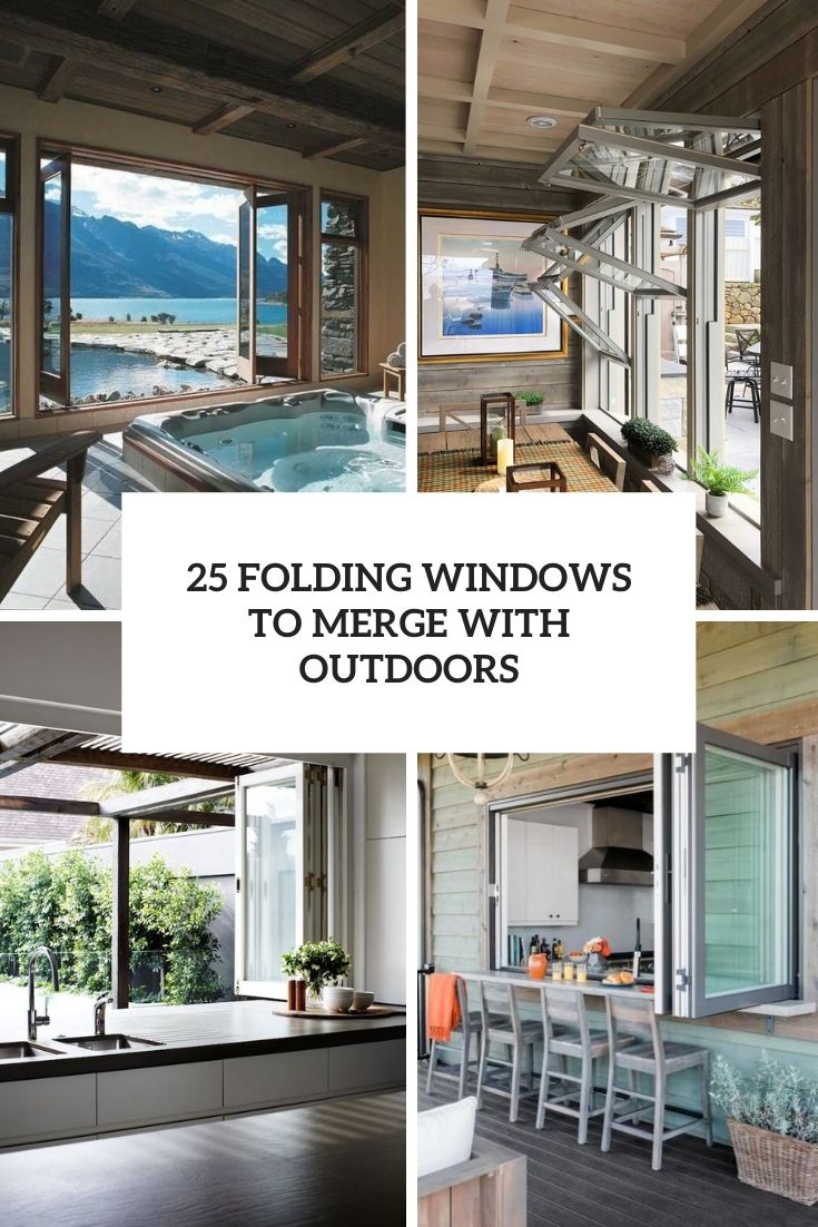 folding windows to merge with outdoors