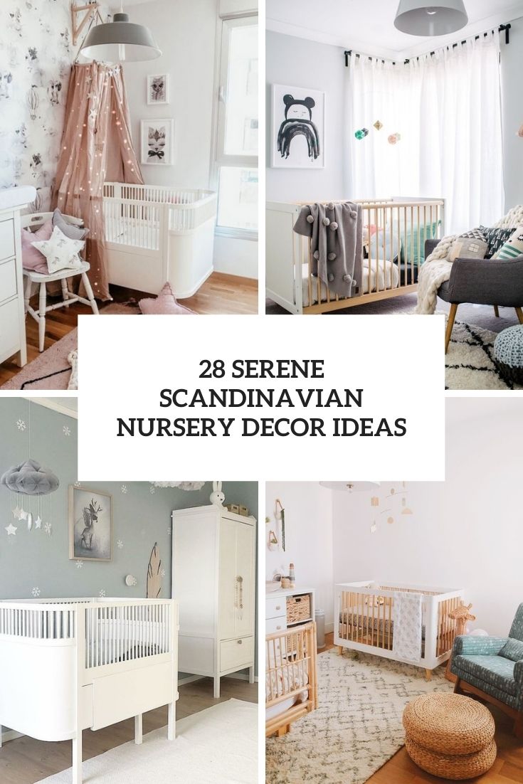 serene scandinavian nursery decor ideas