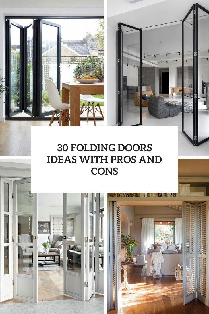 folding doors ideas with pros and cons