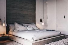 a modern neutral bedroom design