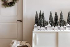 a minimalist Scandinavian Christmas decor