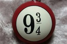 19 a bold and lovely HarryPotter-inspired Christmas ornaments with that platform number is a cool idea for your geeky holiday decor