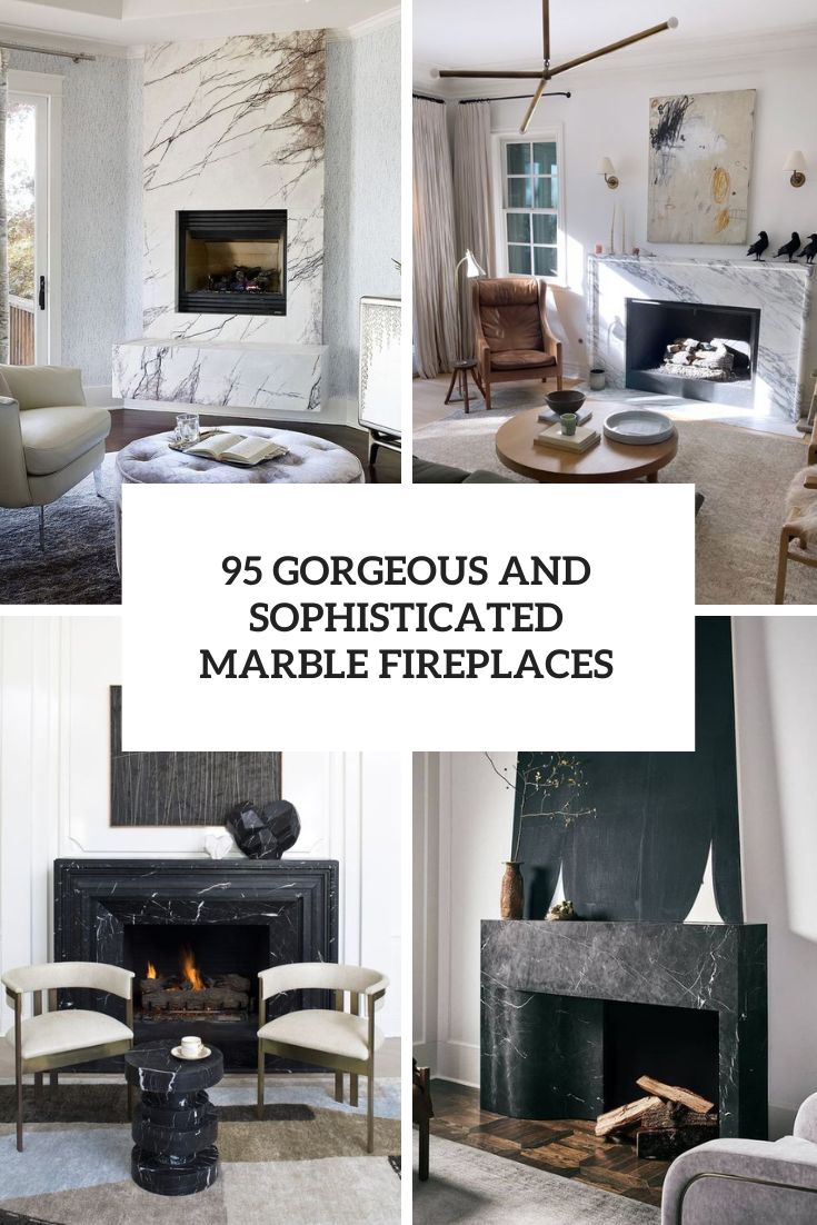 gorgeous and sophisticated marble fireplaces