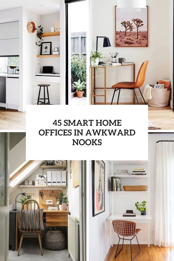 smart home offices in awkward nooks