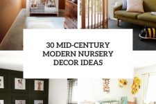 30 mid-century modern nursery decor ideas cover