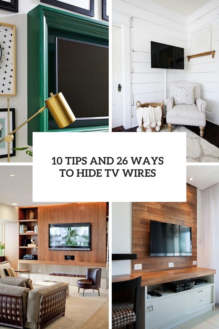 tips and 26 ways to hide tv wires