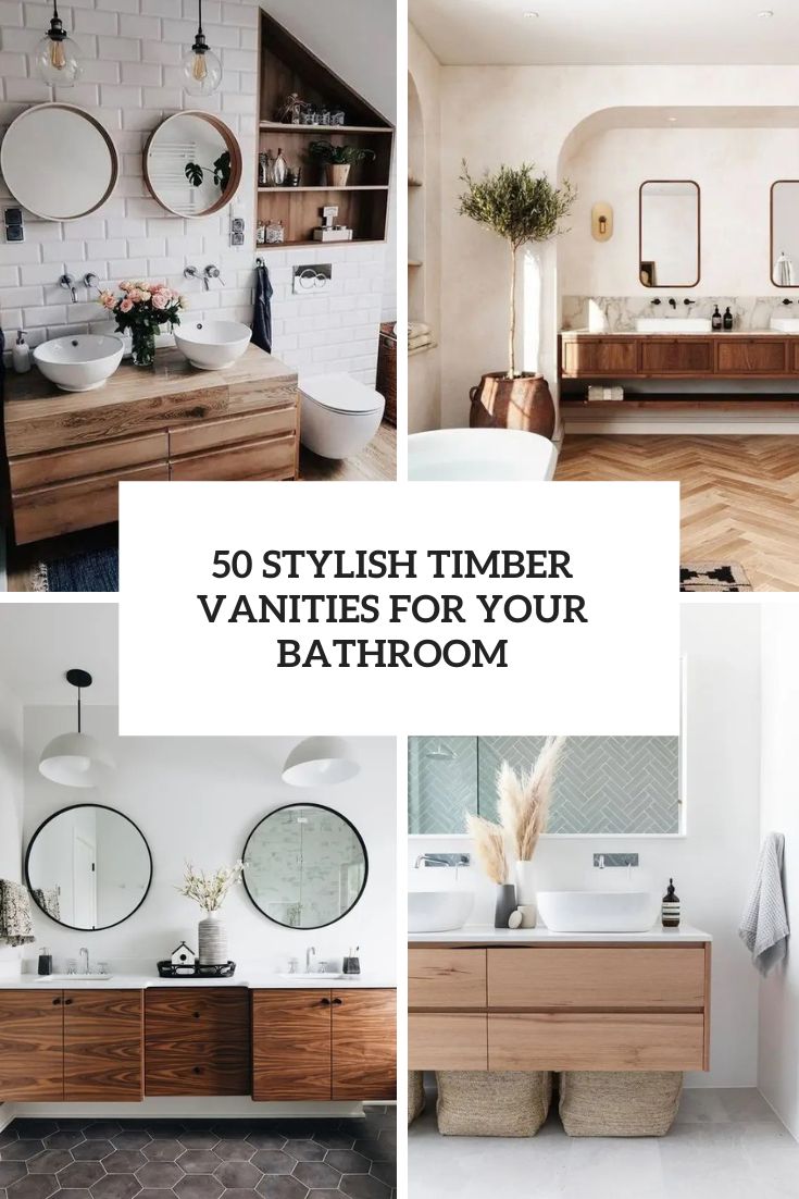 stylish timber vanities for your bathroom