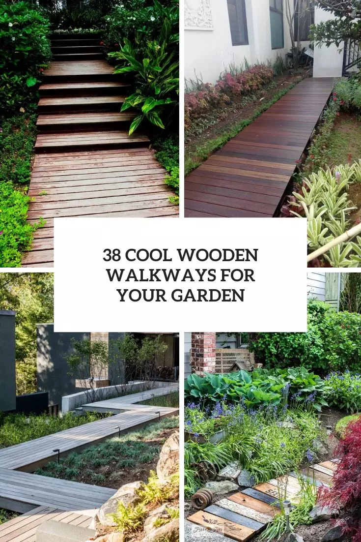 cool wooden walkways for your garden