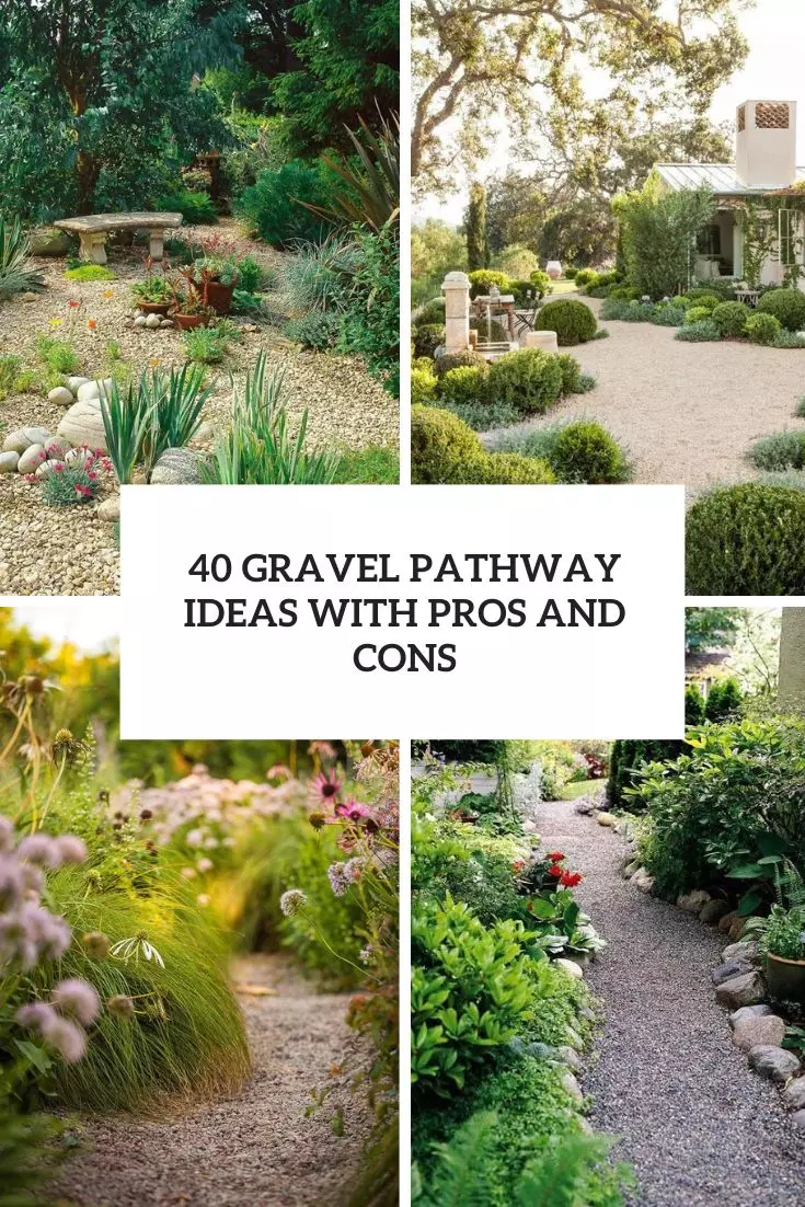 gravel pathway ideas with pros and cons