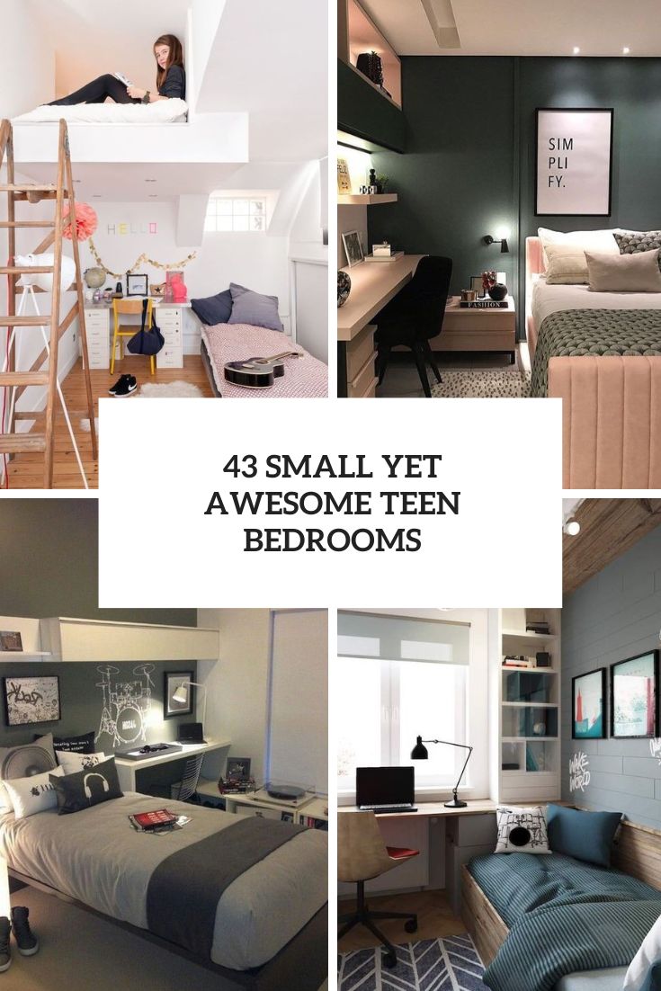 small yet awesome teen bedrooms
