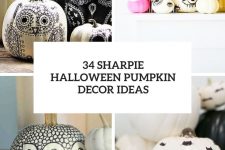 34 sharpie halloween pumpkin decor ideas cover