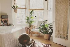 a cozy boho bedroom design