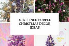 40 refined purple christmas decor ideas cover