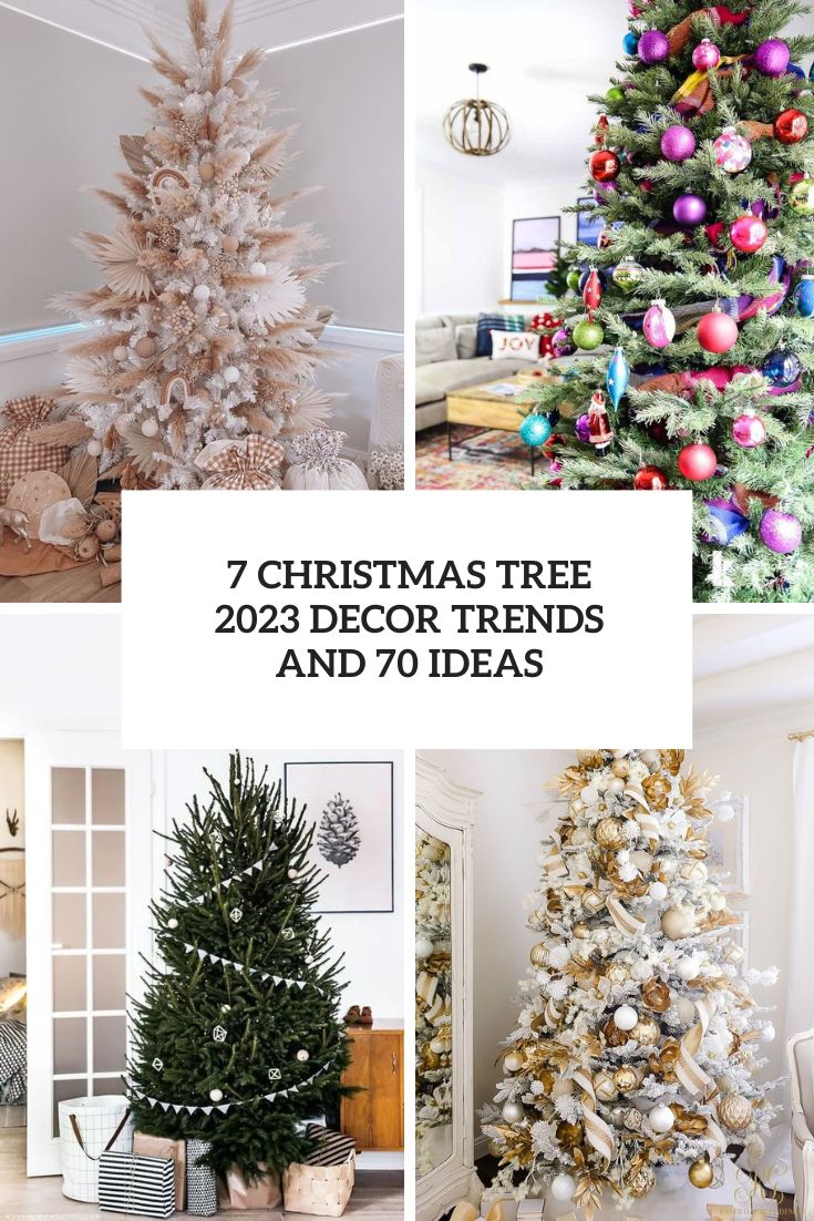 christmas tree 2023 decor trends and 70 ideas