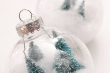 a lovely Christmas ornament with mini trees