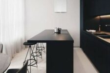 a stylish minimalist kitchen design