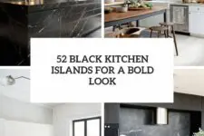 52 black kitchen islands for a bold look cover