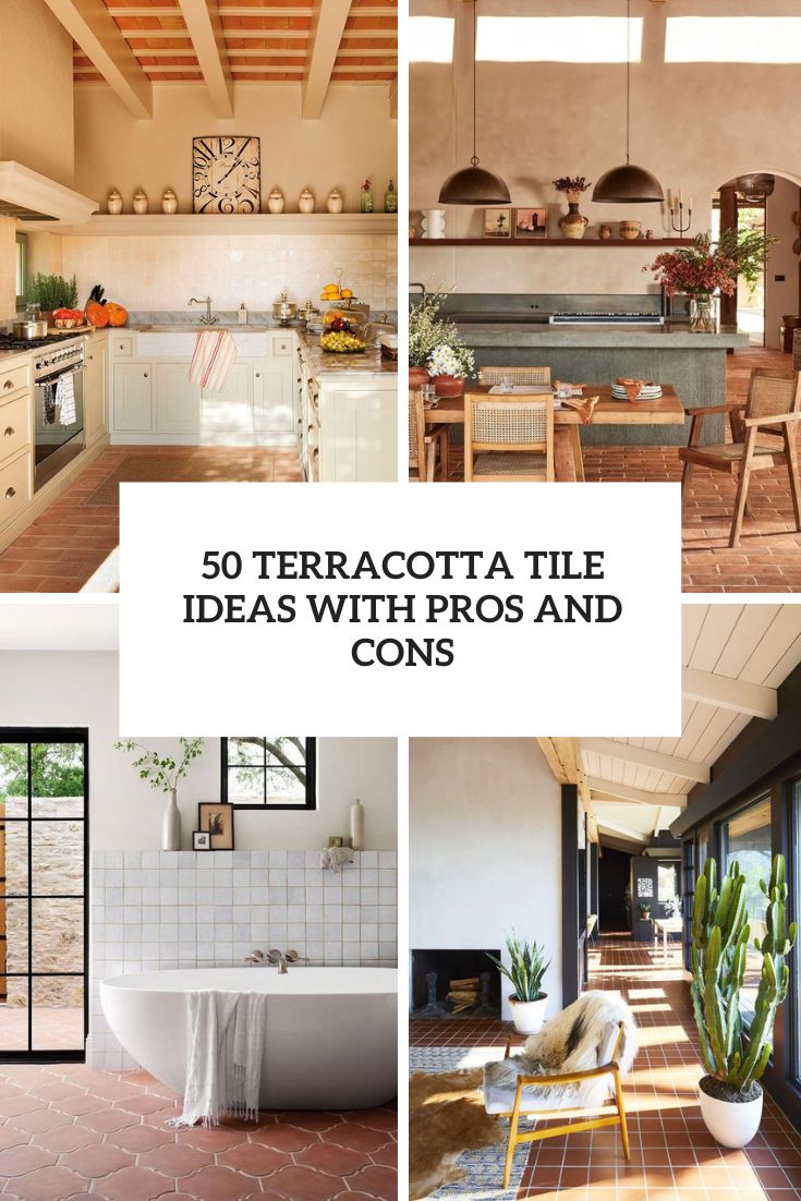 terracotta tile ideas with pros and cons