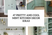 47 pretty and cool mint kitchen decor ideas cover