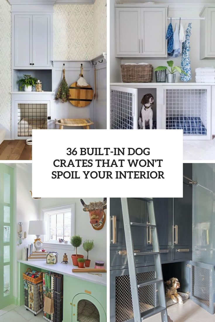 built in dog crates that won't spoil your interior