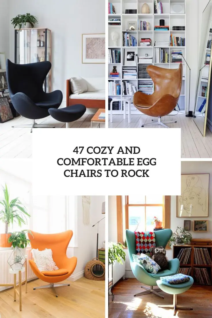 cozy and comfortable egg chairs to rock
