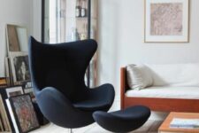 a neutral Scandi living room design