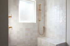 a cute minimalist neutral bathroom design
