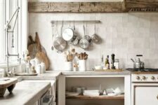 a cozy waby-sabi kitchen design