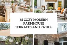 65 cozy modern farmhouse terraces and patios cover