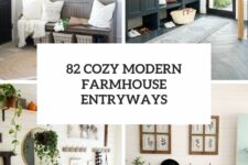 82 cozy modern farmhouse entryways cover