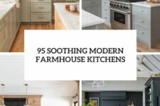 95 soothing modern farmhouse kitchens cover